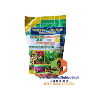 1000gr growmore 20-20-20 — phân bón đa, trung, vi lượng cao cấp