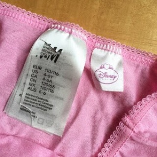 Quần chip bé gái H&M (set 2 quần)