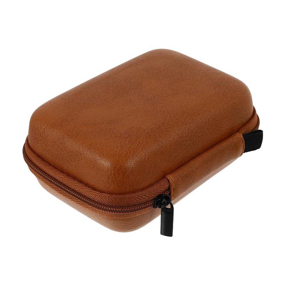 Túi Đựng Tai Nghe / Tiền Xu / Dây Cáp Sạc USB Bằng Da PU Có Khóa Kéo Chống Rơi Tiện Dụng