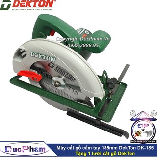 Máy cưa gỗ cắt gạch 185mm dekton dk-185