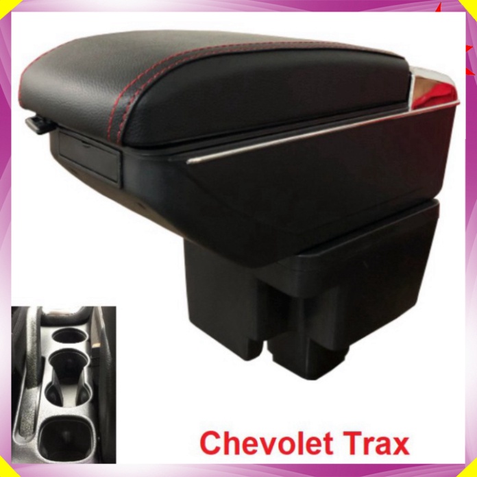 Hộp tỳ tay xe ô tô dành cho xe Chevolet Trax tích hợp 7 cổng USB (HÀNG LOẠI 1)