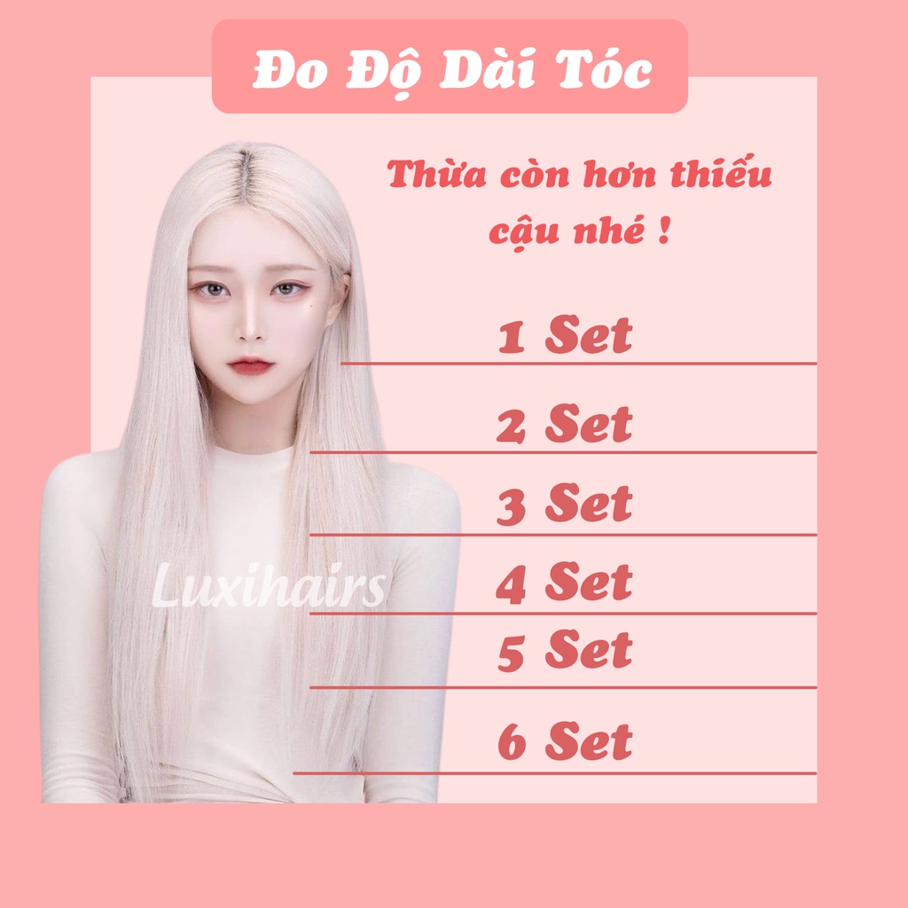 Thuốc Nhuộm Tóc Màu CAM ĐÀO Bestseller Tặng Kèm Oxi Găng Tay Mũ Trùm Đầu - Luxihair