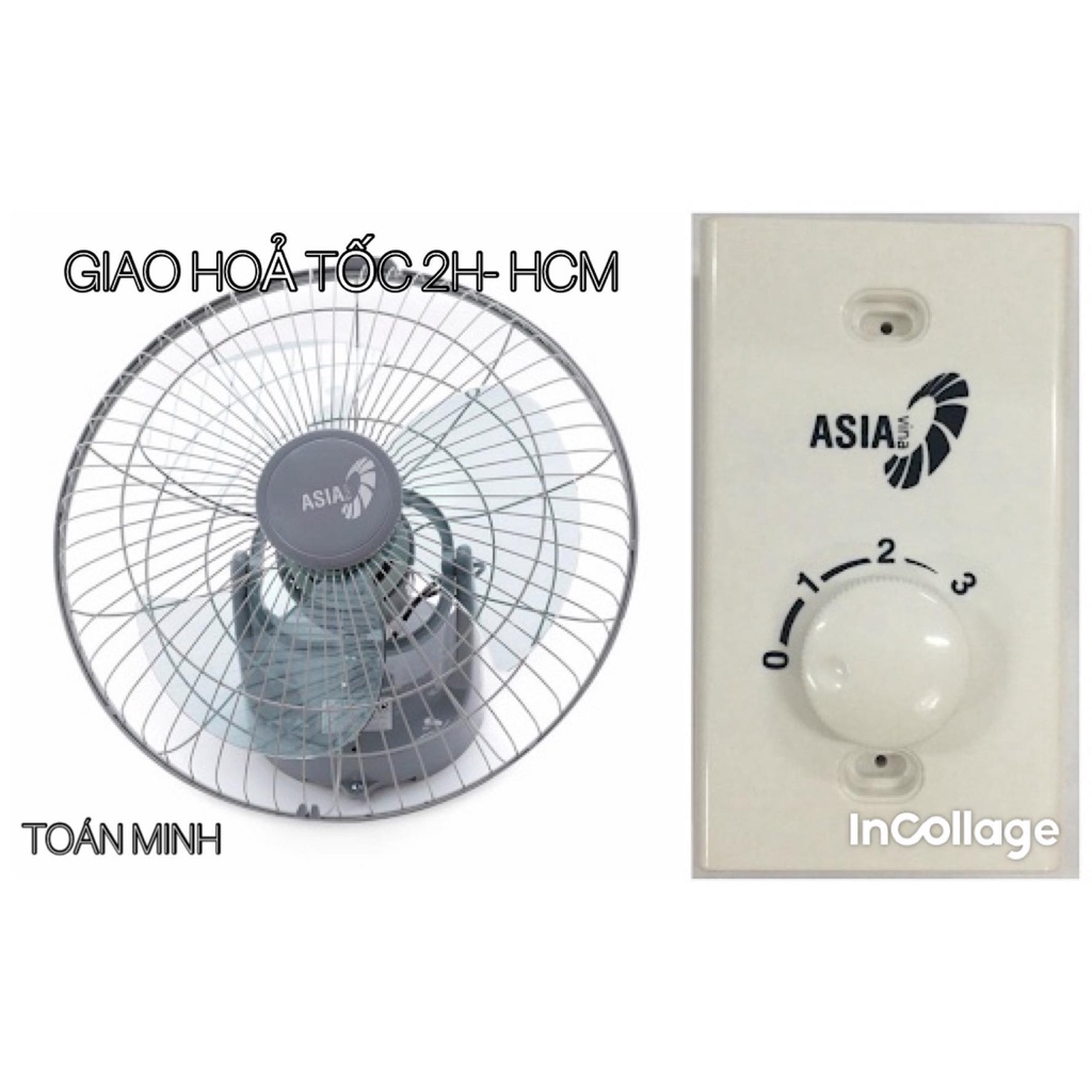 Quạt Trần Đảo Asia X16001 Công Suất 55w Dùng Hộp Số. Hàng Cty Đầy Đủ Bảo Hành