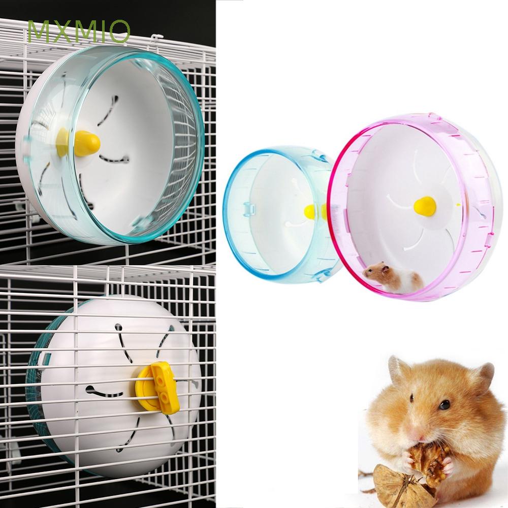 Đồ Chơi Đĩa Chạy Bộ Giảm Tiếng Ồn Hình Bánh Xe Tròn Dành Cho Chuột Hamster/Thú Cưng Chạy Bộ
