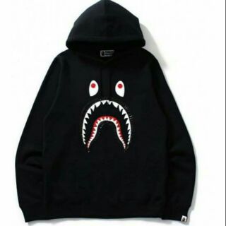  Áo hoodie BAPE có mũ trùm cho nam áo BAPE cá mập in theo yêu cầu UNISEX 