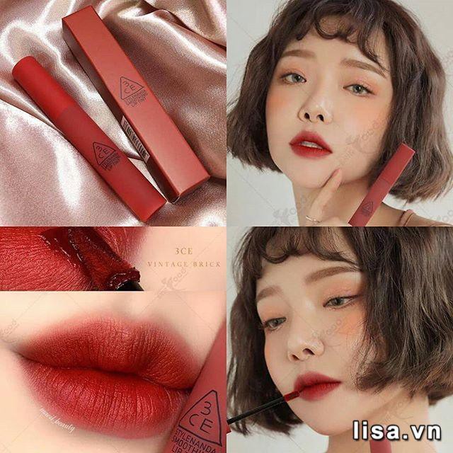 Son 3CE Smoothing Lip Tint #Vintage Brick