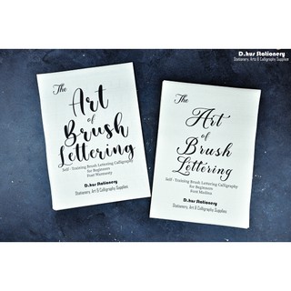 Bộ giấy luyện chữ calligraphy - brush lettering workbook for beginners - - ảnh sản phẩm 2