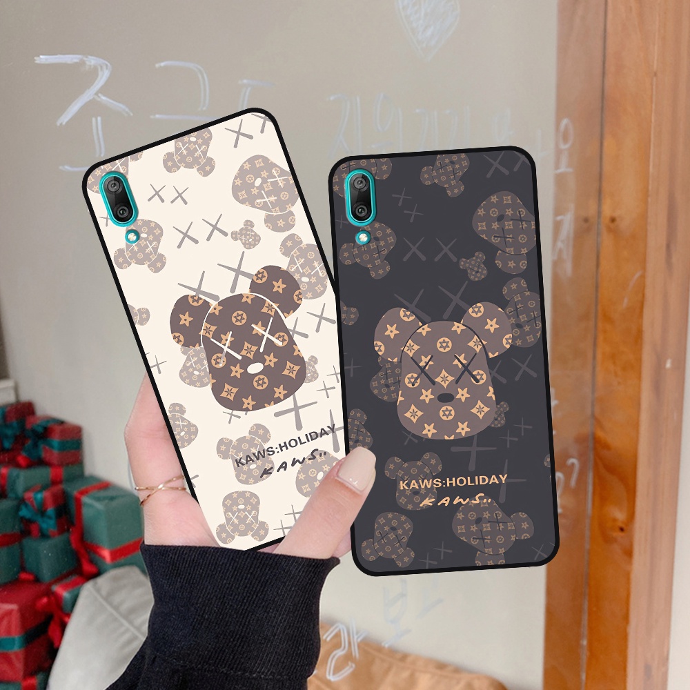Ốp Huawei Y7 Pro 2019 in hình họa tiết Mountain, Be@rbrick dễ thương (T13 - T18)