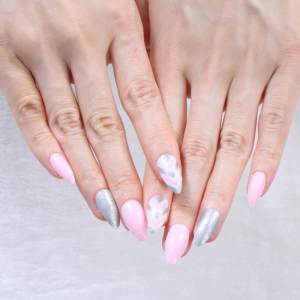 Hộp 24 Móng Tay Giả Che Phủ Toàn Diện Cho Nữ