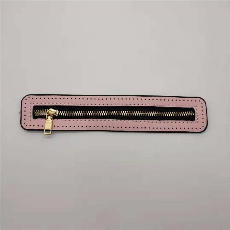 Phụ Kiện Khóa Kéo Bằng Da PU Dùng Để Làm Túi Xách DIY