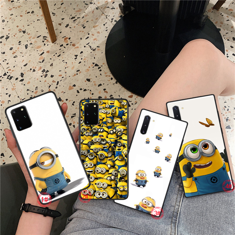 Ốp điện thoại mềm in hình ảnh nhân vật hoạt hình Minion 43AS dành cho Samsung S7 Edge S8 S9 S10 Plus Plus S10E