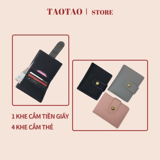 ví card bóp tiền nữ ví bóp mini ví nữ ngắn cao cấp gập