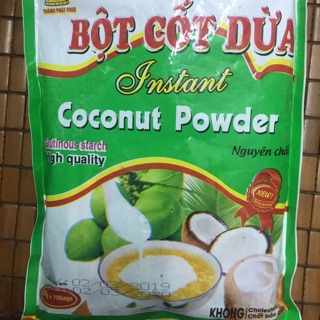 Bột cốt dừa thành phát , 1 bịch to = 10 gói nhỏ