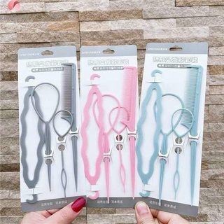 Set 4 dụng cụ tạo kiểu tóc (set)