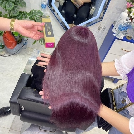 Thuốc nhuộm tóc màu tím A86 dạng kem típ 100ml cho Salon