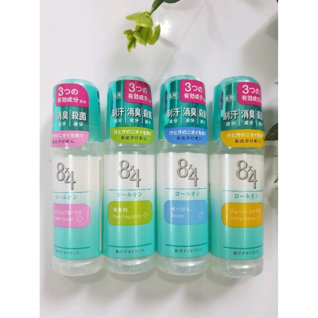 Lăn Khử Mùi Cơ Thể 8x4 Kao Nhật Bản - 45ml