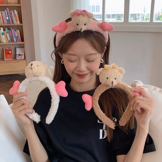 KMHO cài tóc ins fashion cài tóc hình gấu nhồi bông phong cách Hàn Quốc dễ thương thời trang cho nữ cài tóc phụ kiện tóc trang sức hàn quốc