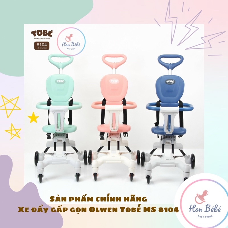 Xe đẩy gấp gọn OLWEN TOBÉ cho em bé xe gấp gọn  siêu nhẹ cho bé từ 6-36 tháng