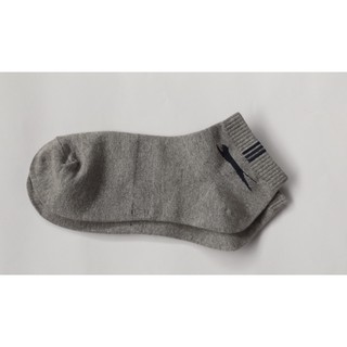 Tất nam cổ ngắn Slazenger màu ghi sọc cổ MN3330