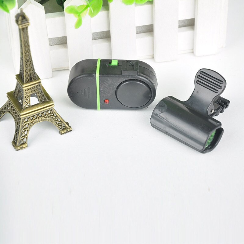 Chuông báo cá điện tử gắn đèn LED báo động cá cắn câu cho cần thủ