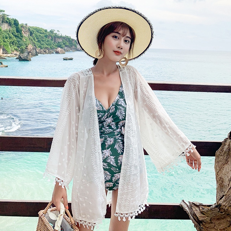 Áo khoác ren mỏng mặc ngoài bikini đi biển thời trang cho nữ
 | BigBuy360 - bigbuy360.vn