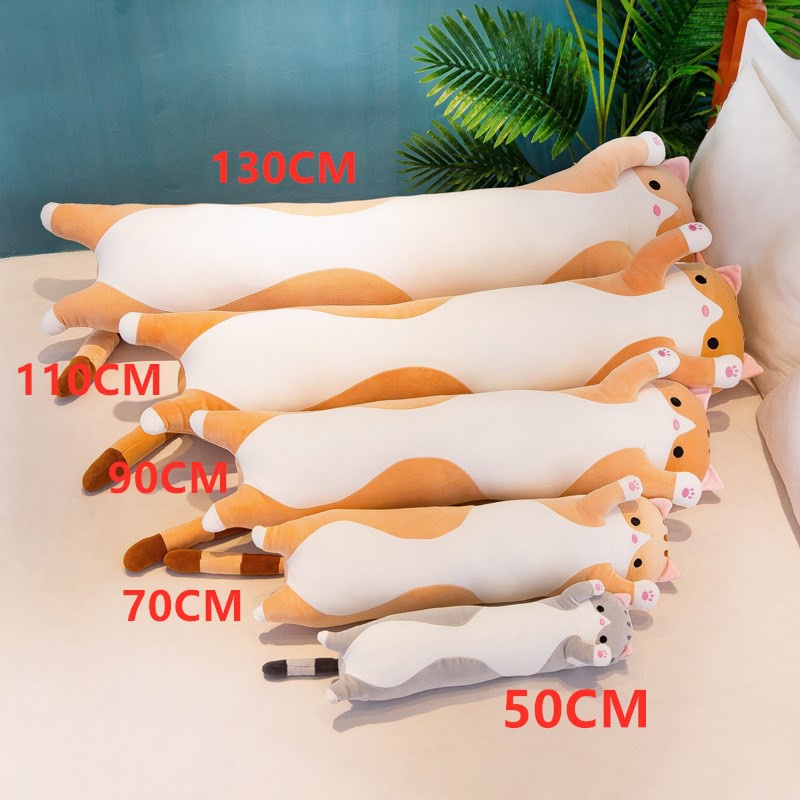 Gấu bông Mèo Nhồi Bông Mềm Mại Kích Thước 50CM-130CM