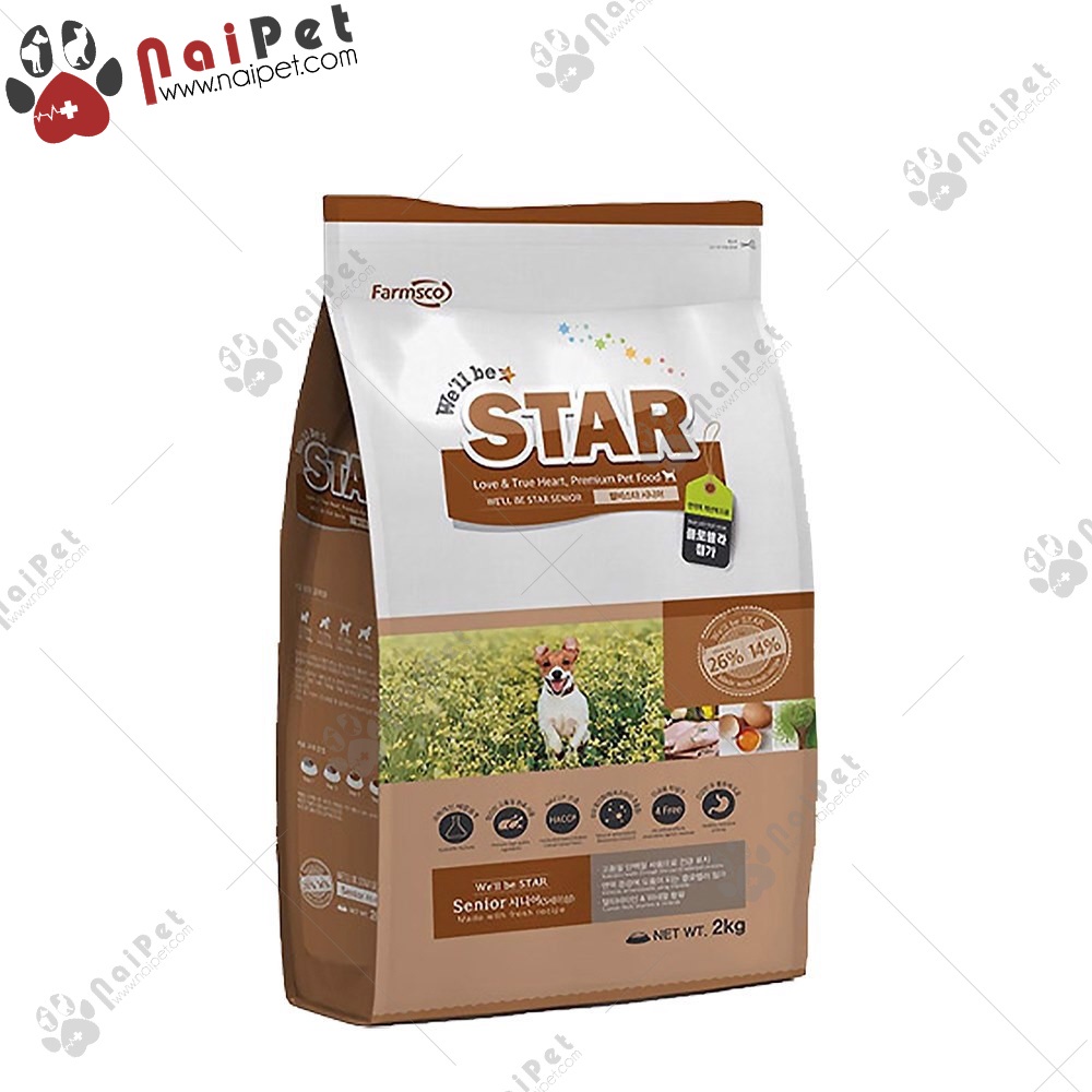 Thức Ăn Hỗn Hợp Cho Chó We’ll Be Star Senior 400g