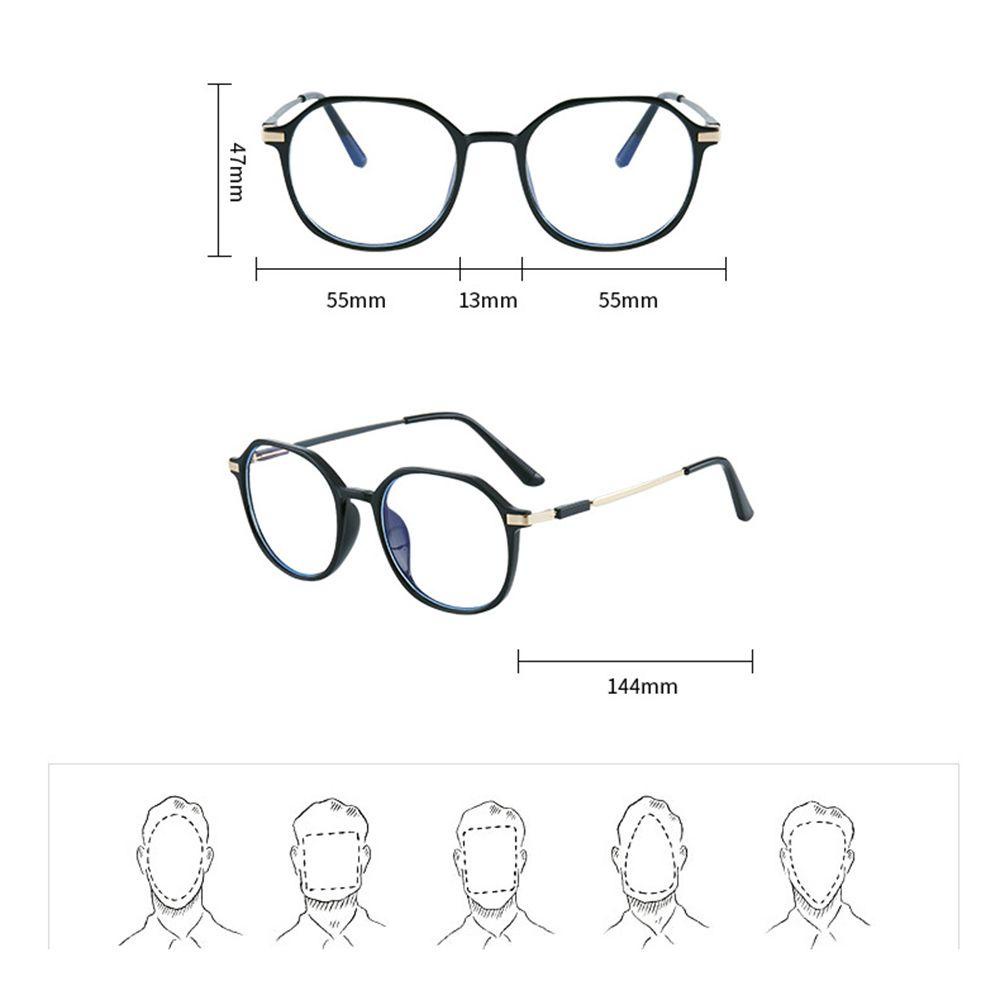 Mắt Kính Gọng Tròn Chống Ánh Sáng Xanh Phong Cách Hàn Quốc Thời Trang Cho Nam Và Nữ