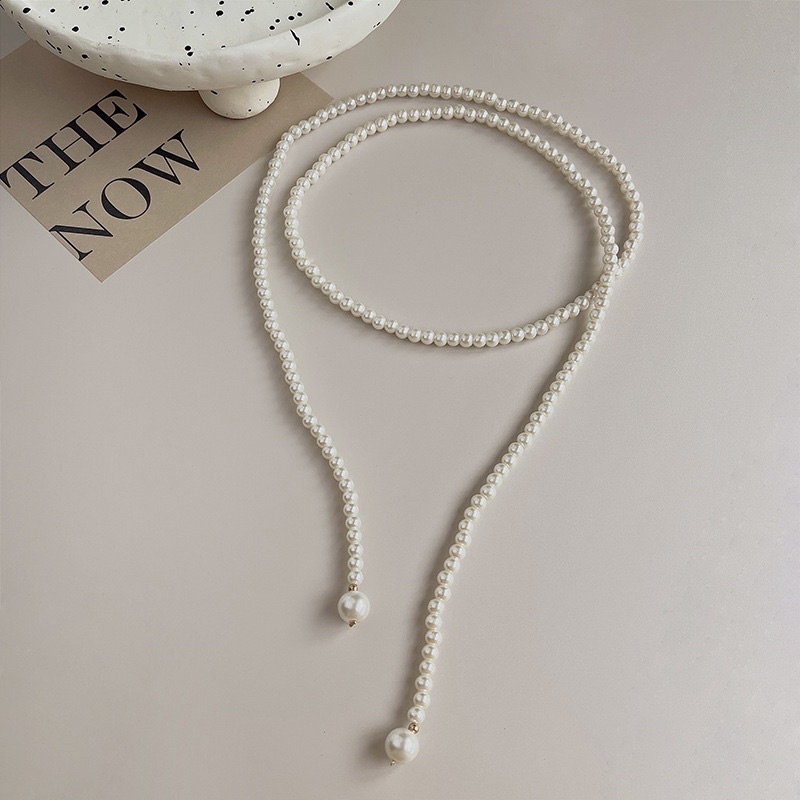 vòng cổ dây hạt 6 ly thả tự do tạo mẫu mã gK-9 ( có thể làm thắt đai váy)