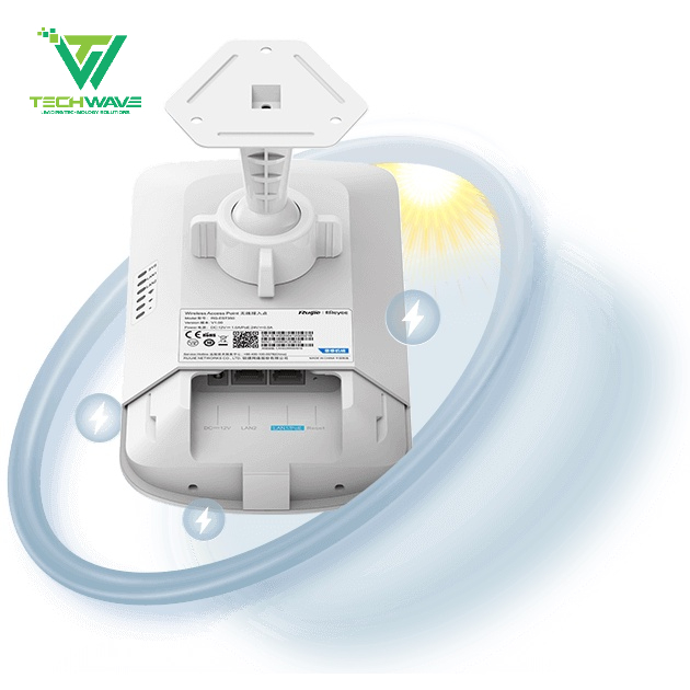Thiết bị phát wifi ngoài trời RUIJIE RG-EST350 V2 Hỗ trợ kết nối Point to Point với khoảng cách xa lên đến 5km