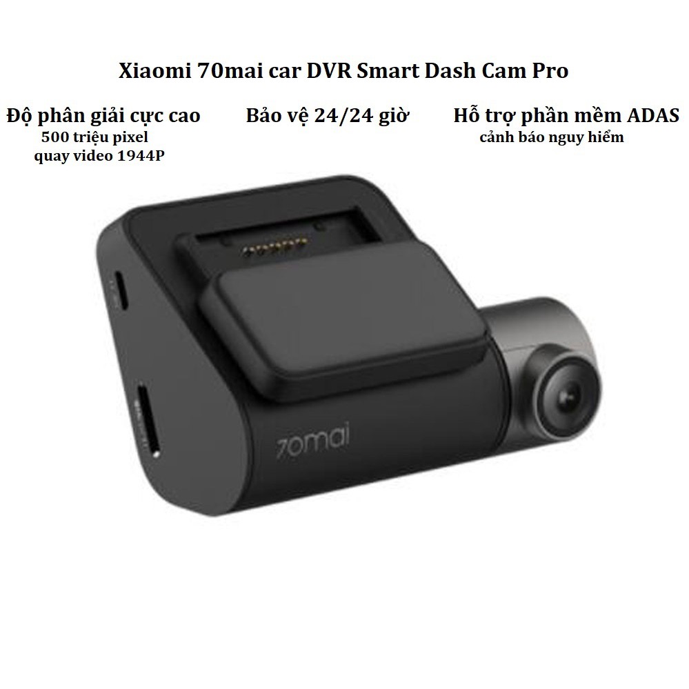 CAMERA HÀNH TRÌNH XIAOMI 70MAI DASH CAM PRO (MIDRIVE D02) BẢN TIẾNG ANH QUỐC TẾ