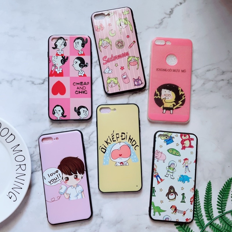 Ốp Lưng iphone 7Plus/8Plus Hình Kute Viền Nhựa Dẻo
