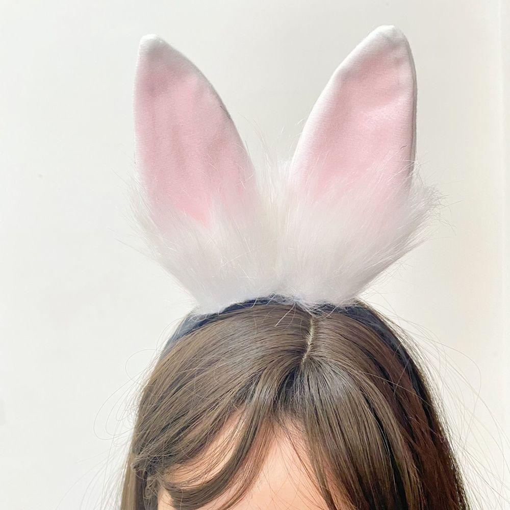 Băng Đô Cài Tóc Tai Thỏ Dễ Thương Thời Trang Hàn Quốc