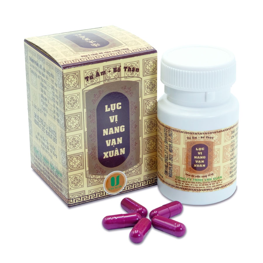 Lục Vị Nang Vạn Xuân (Chai 60 viên nang)