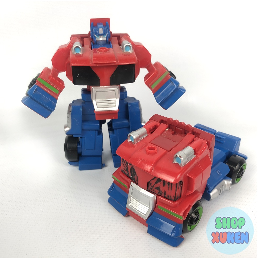 Robot transformers biến hình máy ủi, máy xúc, xe tải, máy bay và xe đua chỉ với 1 bước  - Shopxuken