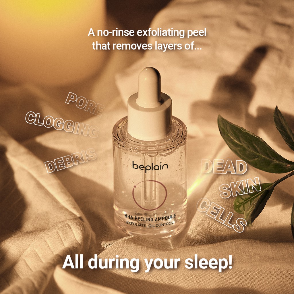 Tinh chất beplain chứa BHA giảm dầu nhờn hỗ trợ giảm mụn 30ml