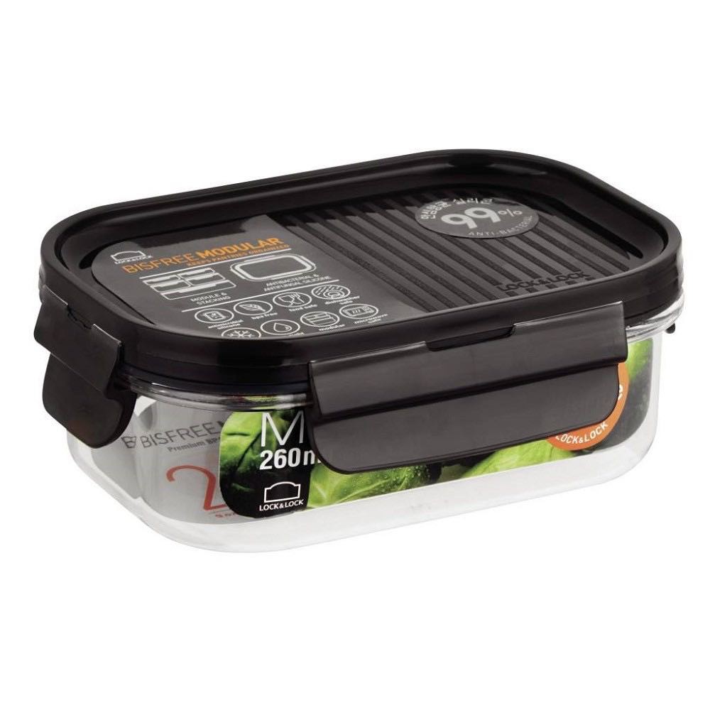Hộp bảo quản thực phẩm 260ml Lock&amp;Lock Bisfree Modular - LBF401