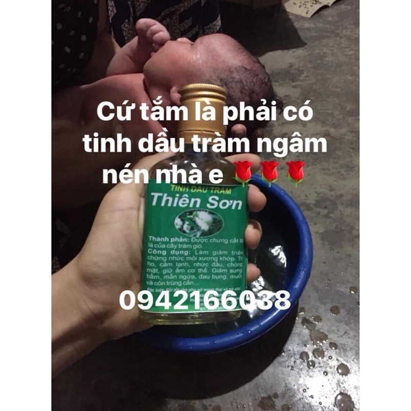 Tinh dầu tràm ngâm nén nguyên chất chuẩn Huế không pha tạp