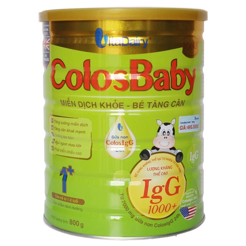 Sữa Colosbaby Gold 1+ 800gr Date 2025