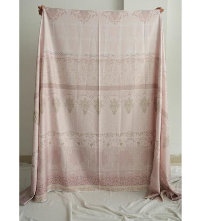 ◆451Hn., Vải lụa Valentino | Tấm vải cotton họa tiết bạch tuộc dễ thương | Túi vải Valentino Vi