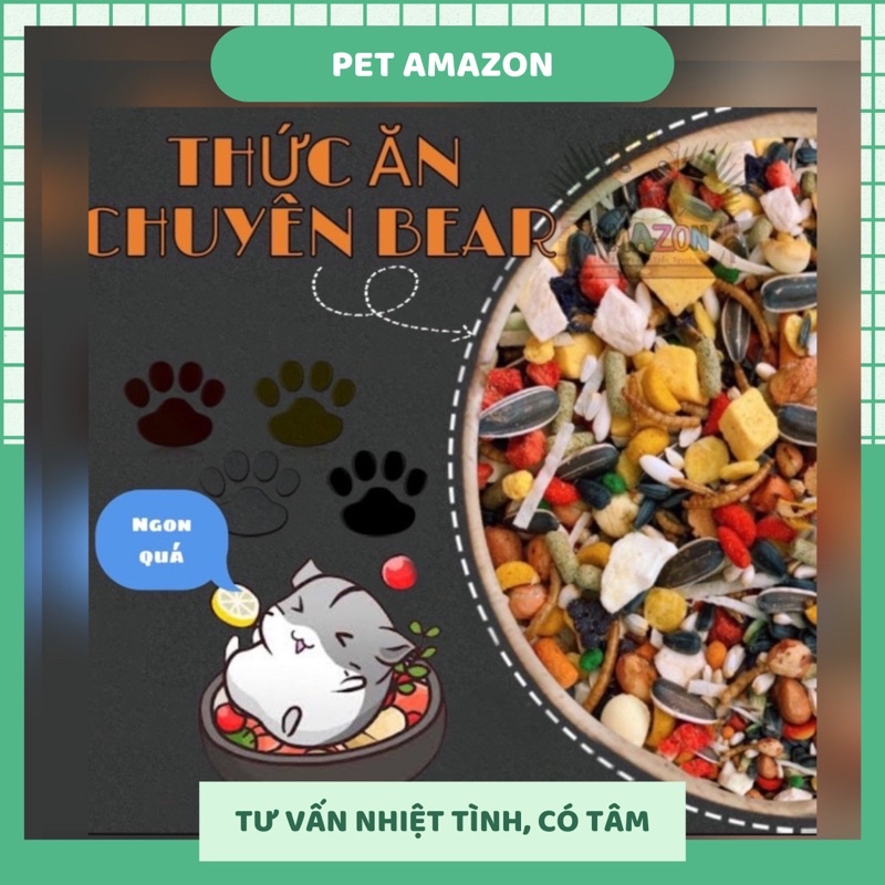 THỨC ĂN DINH DƯỠNG DÀNH RIÊNG CHO BEAR & ĐUÔI MẬP