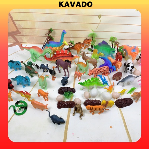 Động vật đồ chơi mô phỏng các con vật con thú bằng nhựa cao cấp cho bé KAVADO DV01 khám phá thế giới