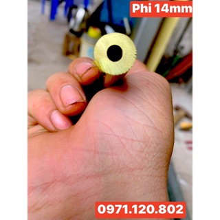 Ống đồng vàng D14 mm lỗ trong 6mm dài 1m