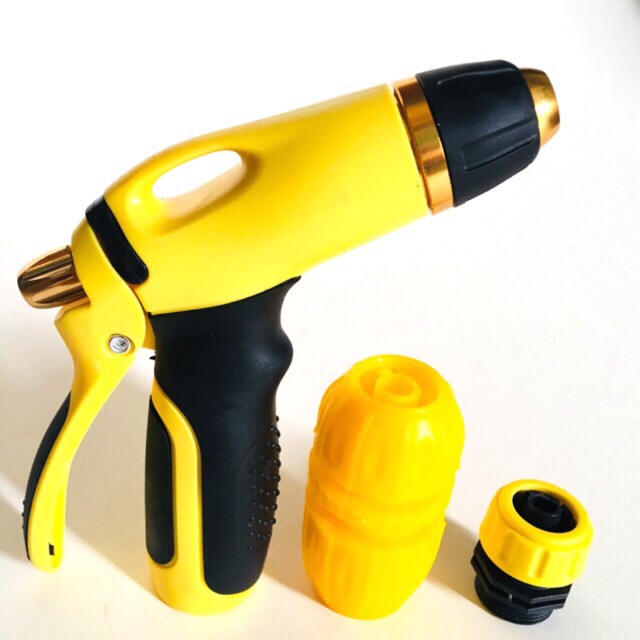 Combo Vòi Xịt Nước, Rửa Xe, Tưới Cây Đa Năng + Đầu Nối Ốn