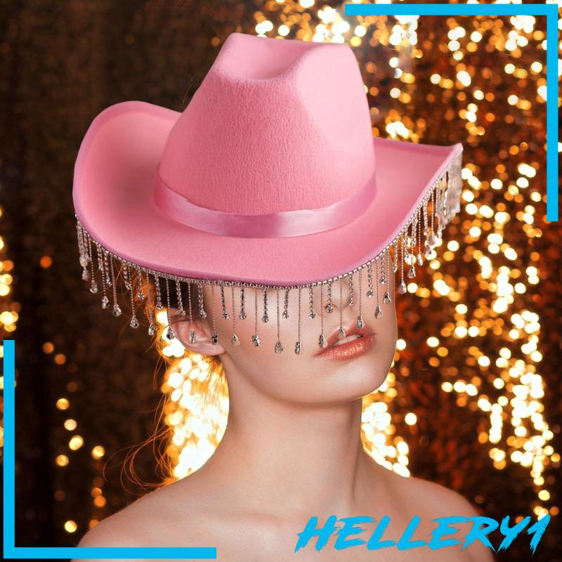[Hellery1] Mũ Cao Bồi Trọng Lượng Nhẹ Dùng Làm Đạo Cụ Chụp Ảnh Cô Dâu