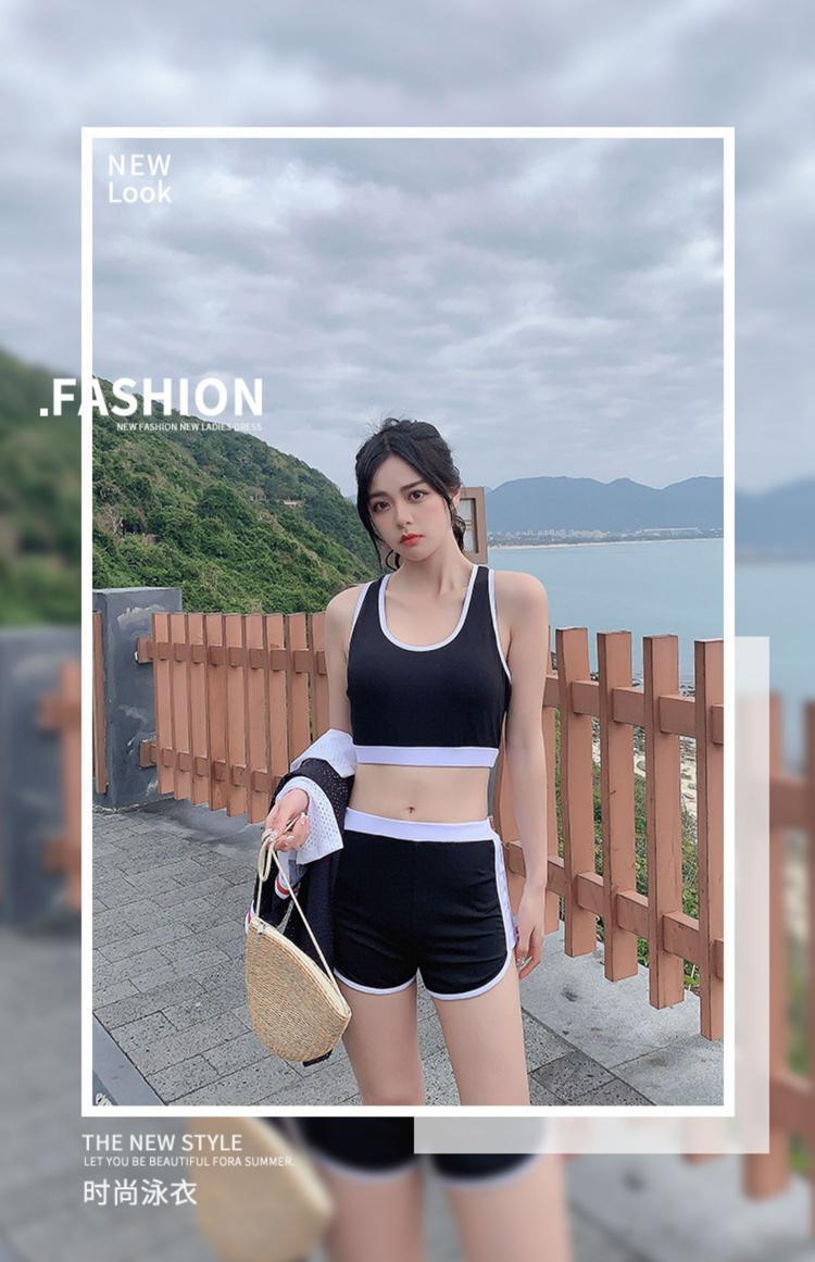 Bộ Đồ Bơi Ba Mảnh Dài Tay Thể Thao Cho Nữ9611 | BigBuy360 - bigbuy360.vn