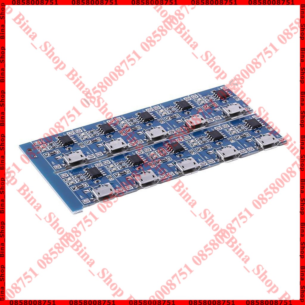 [10 cái] Mạch sạc pin 1S 3.7V-4.2V TP4056/TC4056A bản thường