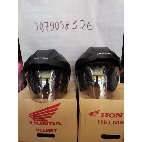 Nón Honda HMJ 1 3/4 nhập khẩu theo xe. nón đẹp.