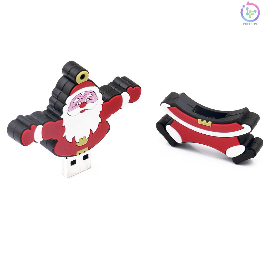 Creative Christmas Series U Disk Portable USB 2.0 High-speed Transmission U Disk Santa Claus U Disk 64GB