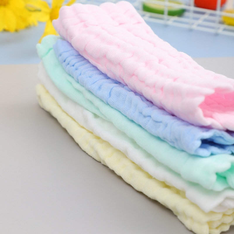 Khăn Mặt Cotton Hữu Cơ Mềm Mại Thân Thiện Với Làn Da Em Bé Sơ Sinh